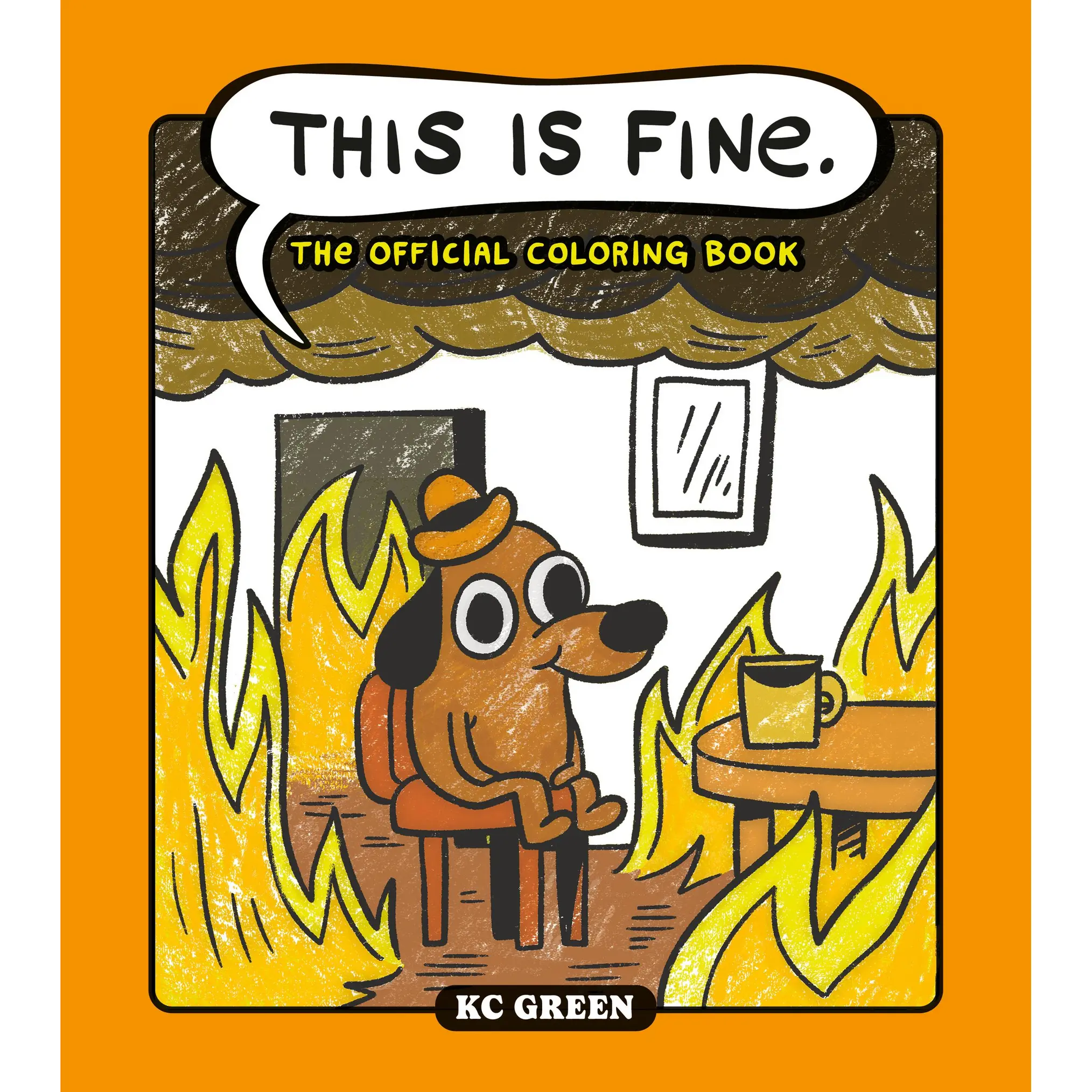 This is Fine: The Official Coloring Book by KC Green [Paperback Book]