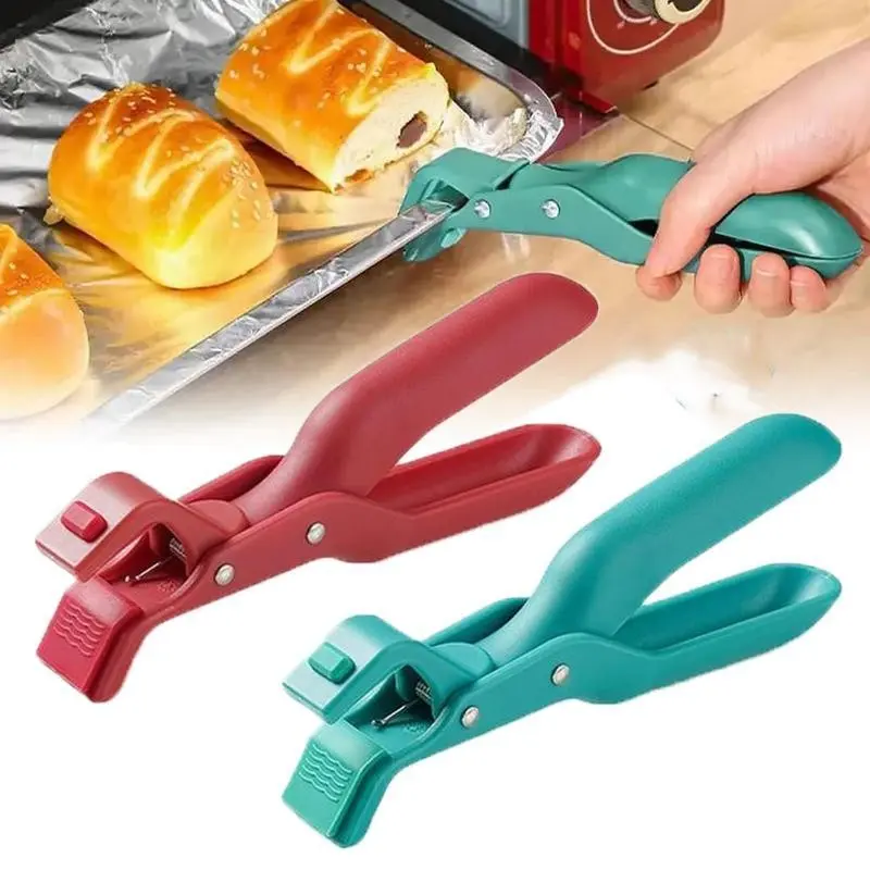 2 Counts Hot Plate Gripper, Multi-Purpose Anti-Scald Tool for Bowls, Plates, Pans, Serving as Holder, Clip in Kitchen Utensils Gadgets Cooking Accessories, Kitchen Tools & Kitchen Supplies, Kitchen Essential Gadget