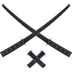 2 PCS 3D Printed Gravity Retractable Samurai Sword Model Toys Halloween Portable Toy Samurai Sword