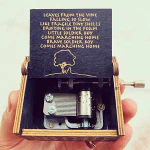 Avatar Music Box: TV Show Music Box - Avatar Fan Gift - Avatar Tv Show Gift - Custom Engrave Box - Avatar Gift - Leaves from the vine Decor Ornaments Decorative