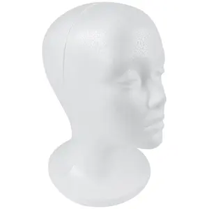 SHANY Styrofoam Model Heads ,Hat Wig Foam Mannequin Female Wig Head Stand ,Mannequin Head for wigs , Wig Holder - Round Base , 11 Inches Female Mannequin Head