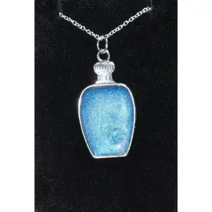 Blue Potion Bottle Necklace