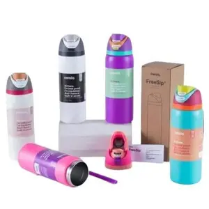 32oz Owala FreeSip Reusable Water Bottle – Insulated Stainless Steel Tumbler with Straw for School, Office, and Outdoor Adventures. Multiple Colors Drinkware Portable
