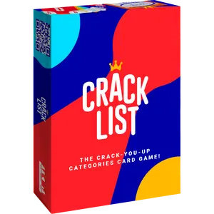 Crack List - The Crack-You-Up Categories Card Game | 2+ Players | Quick and Hilarious Game for Kids, Teens and Adults | Family Board Games