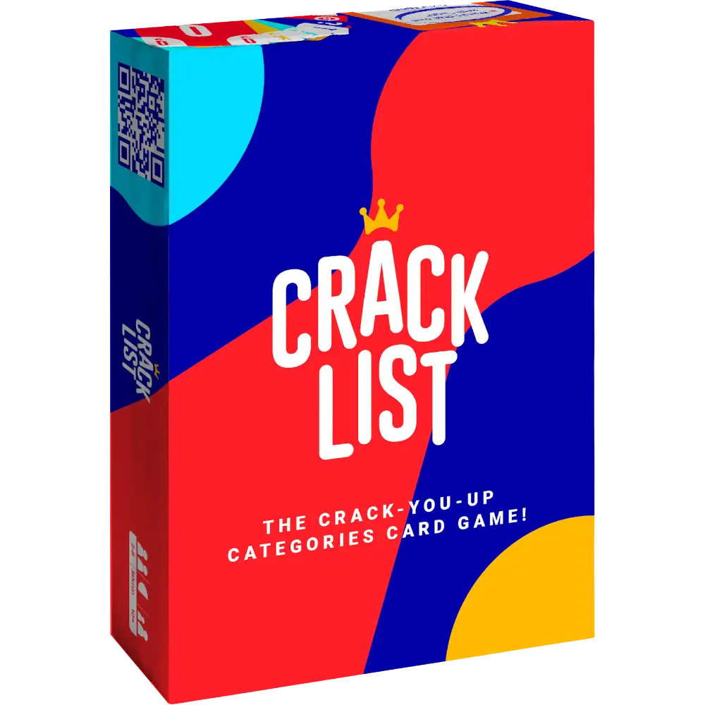 Crack List - The Crack-You-Up Categories Card Game | 2+ Players | Quick and Hilarious Game for Kids, Teens and Adults | Family Board Games