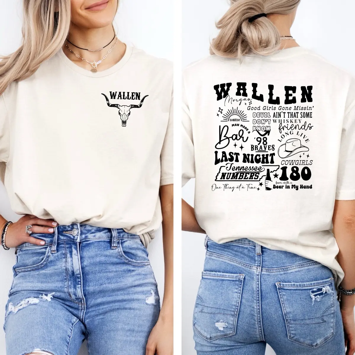 Wallen Braves Country Concert T-Shirt, Wallen T-Shirt, Wallen T-shirt, Graphic T-Shirts for Women, Country T-Shirts, Country Concert Comfort Colors T-Shirt