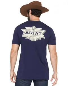 Ariat Men's Men'S Mesa Motif Lockup Short Sleeve Graphic T-Shirt - 10065904