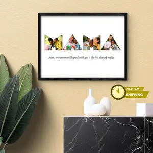 Mama Photo Collage, Mom Photo Frame, Best Mom Ever Photo Collage, Custom Mama Frame, Gift for Mother from Kids, Personalized Decor, Mom Photo Collage, Best Mom Photo Collage, Gift For Mom, Wall Gift, Custom Photo