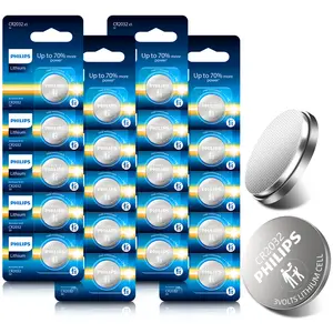 PHILIPS CR2032 Batteries, (20-Pack) CR 2032 3V Coin & Button Cell Lithium Battery, Long-Lasting Power & High Capacity, Leak-Free, For Small Electronic Devices