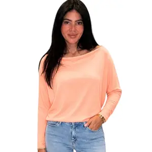 The Anywhere Off-Shoulder Top - Cantaloupe