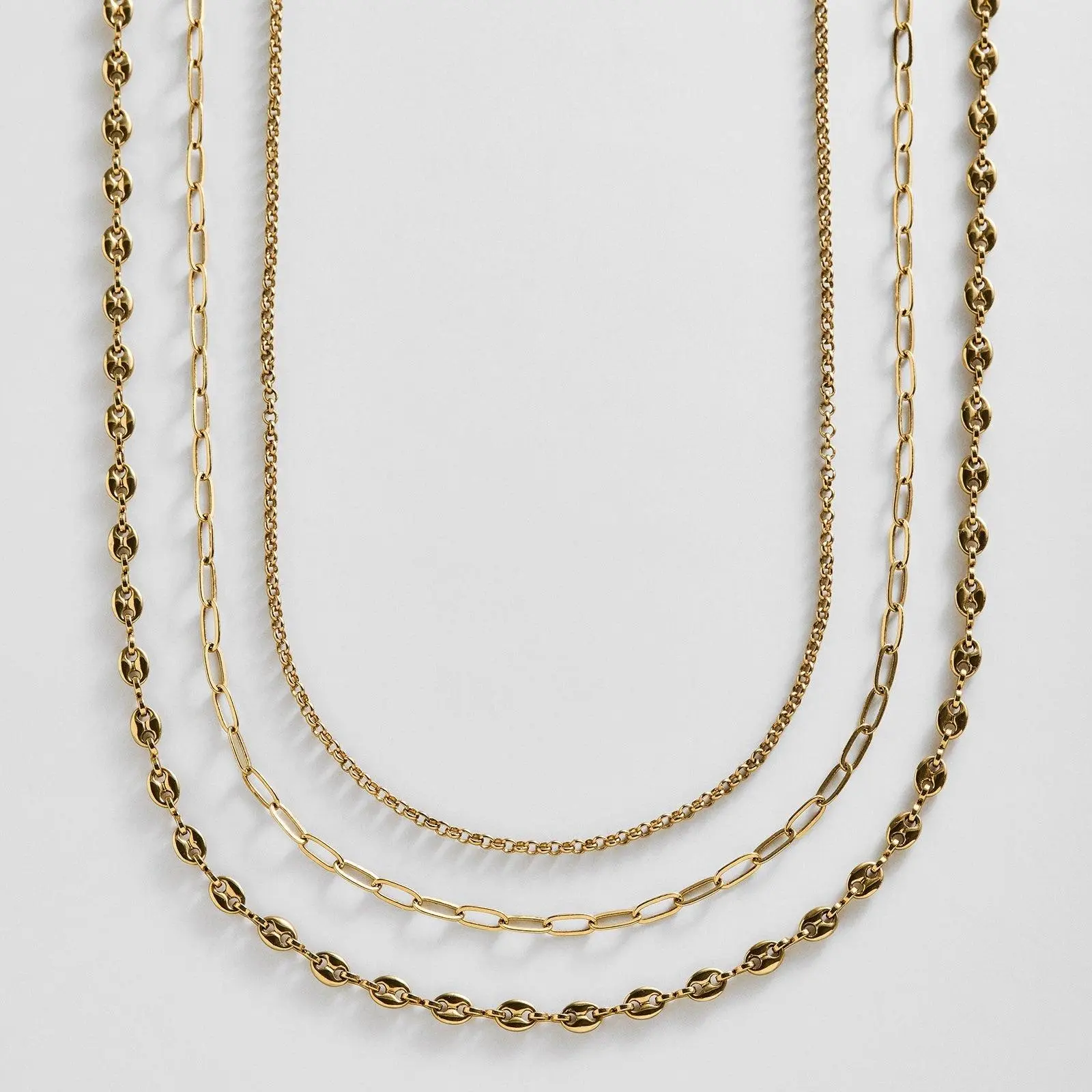 Taylor Waterproof Necklace Set - Gold