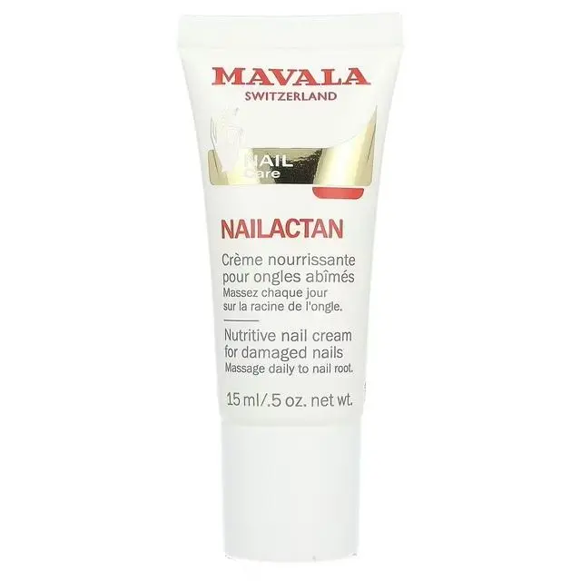 Mavala Nailactan Nutritive Nail Cream for Damaged Nails - 0.5 oz - Restorative Ingredients for Healthier Nails & Strengthener - 15ml Nourishing Restore