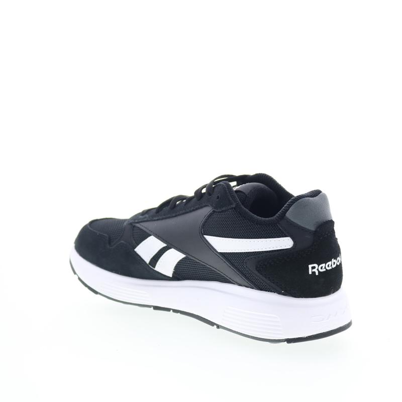 Reebok Glide DMX Womens Black Suede Lace Up Lifestyle Sneakers Shoes