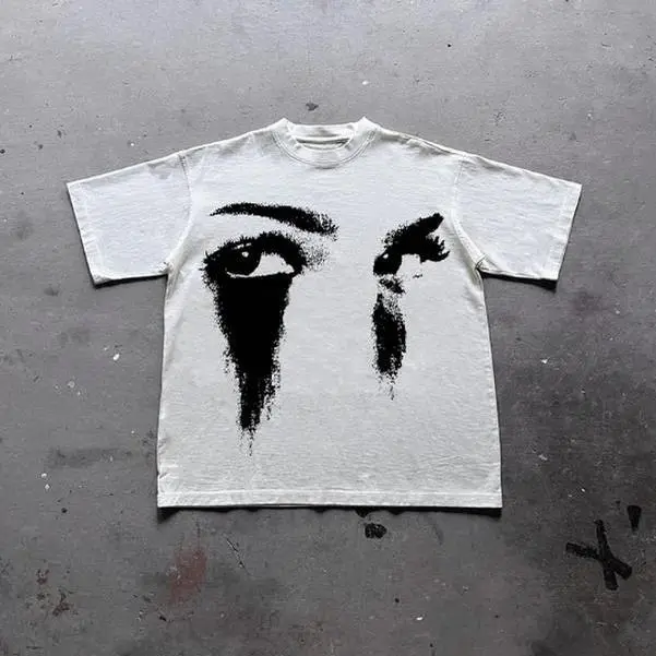 Vintage Portrait Graphic Print Cotton Casual T-Shirt, Y2k Shirt, Unisex T-Shirt, Gift For Men Women t0106Father's Day Gift