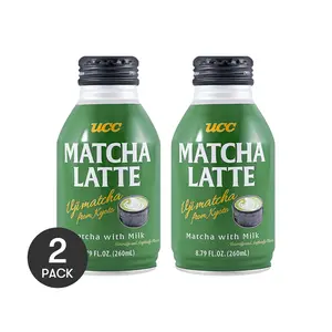 UCC Japanese Matcha Latte 260ml - 2 Pack | Authentic Uji Matcha