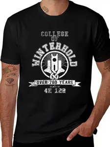 Skyrim College Of Winterhold College Jersey Retro Graphic For Men Trending Men T-Shirt