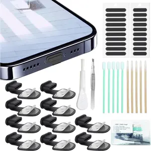 USB C Dust Plug, Anti-Lost USB C Plug Cover  Type C Port Plug for 15 16 17 Pro Max... iPad Air Pro Mini, Cell Phone  Port(10pcs