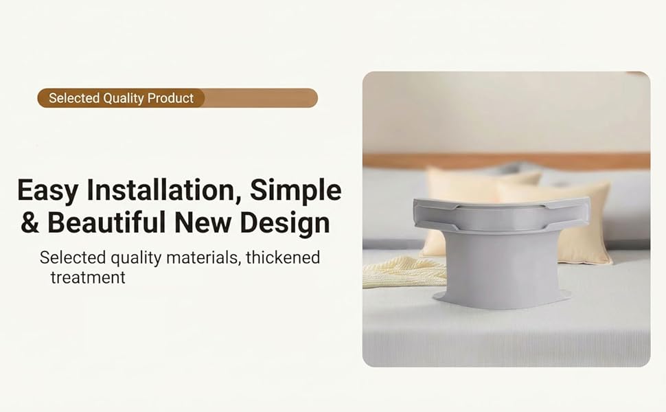 4-Point Bed Sheet Holder with Non-Slip, Stable Design - Hidden Snap Clips for Secure Bedding, Easy Installation, Durable Polypropylene (PP) Material, Available in White & Gray, Bed Sheet Holder, Smooth End, Robust Build