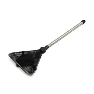 VOCOSTE Stainless Steel Telescopic Handle Aquarium Fishbowl Shrimp Fish Landing Net