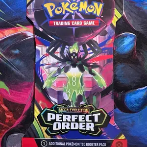 Pokemon Mega Evolution Perfect Order Trading Card Game Booster Pack - Additional TCG Booster Pack for Collectors