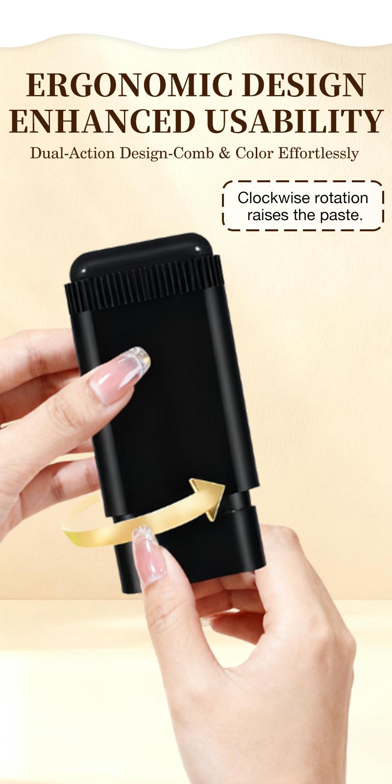 【BUY 1 GET 1】Temporary Hair Dye Comb Hair Color Comb Portable for Quick Touch - Ups, Easy to Color,Covers Gray Hair Haircare Ash Brown Blonde Balayage