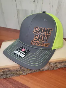 Same Sht Different Day Hat - Richardson 112 or Fitted  mens stylish hats Dome Mesh Cap Adjustable Snapback Cap