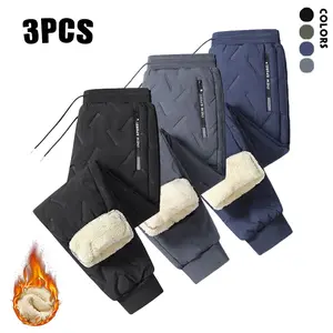 Men’s fleece-lined snow pants with a drawstring waist design; suitable for winter sports and casual wear. Warm and comfortable men’s bottoms that are easy to match, available in multiple colors including beige, khaki green, and forest green. Suitable for