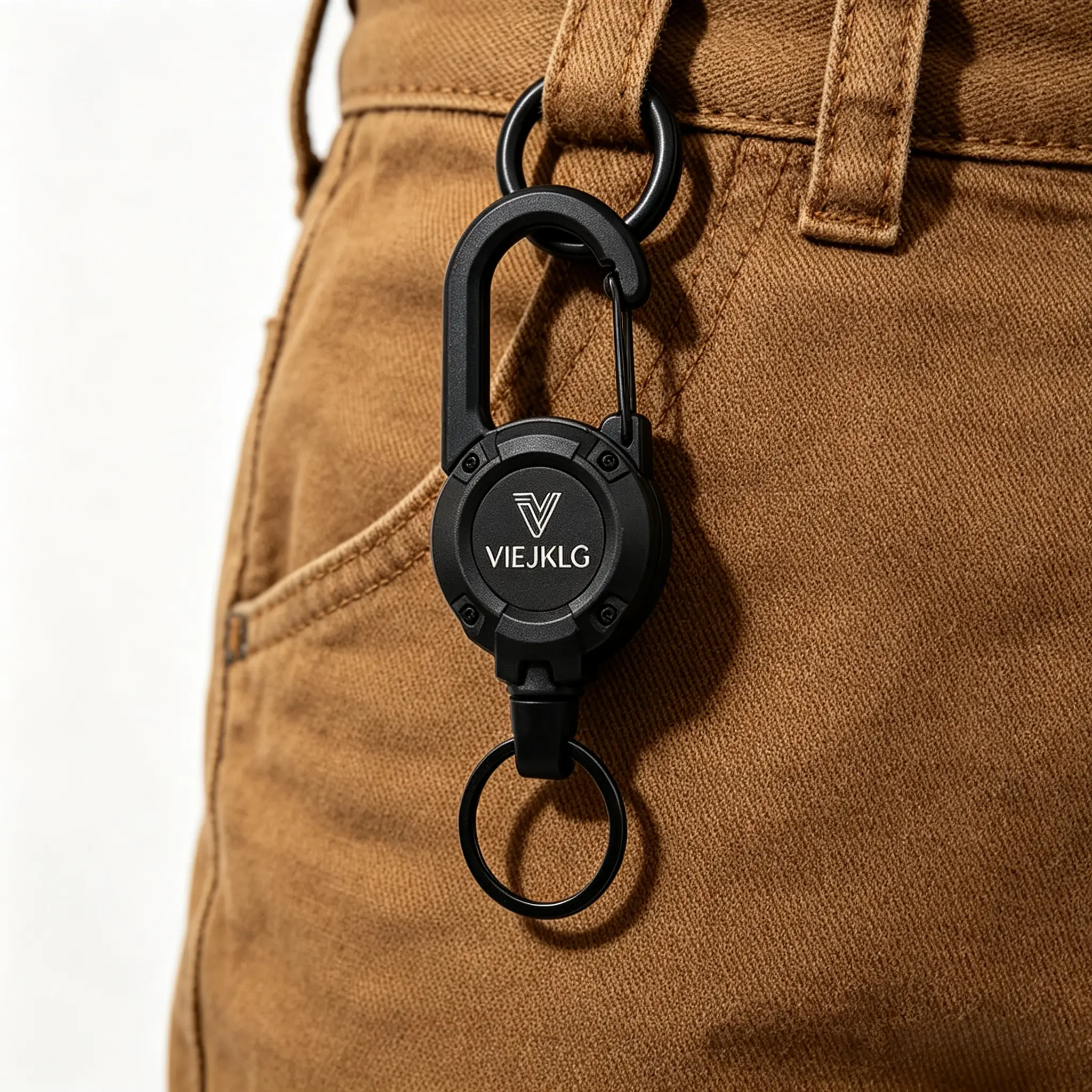 Heavy Duty Break-Proof Retractable Lanyard Clip, 3-in-1 Multifunctional Key Buckle Accessory for Outdoor Tools Sports