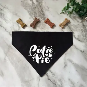 Funny Over The Collar Dog Bandana - Pet Accessory Clothing - Cutie Pie