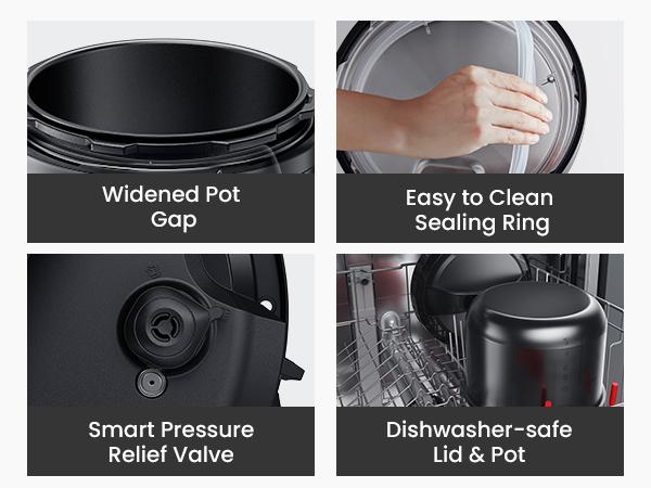 COMFEE’ 9-in-1 Electric Pressure Cooker Olla de Presion, 6QT Slow Rice Cooker 14 Presets Instant Multi Cooker COMFEE’ 9-in-1 Electric Pressure Cooker Olla de Presion, 6QT Slow Rice Cooker 14 Presets Instant Multi Cooker