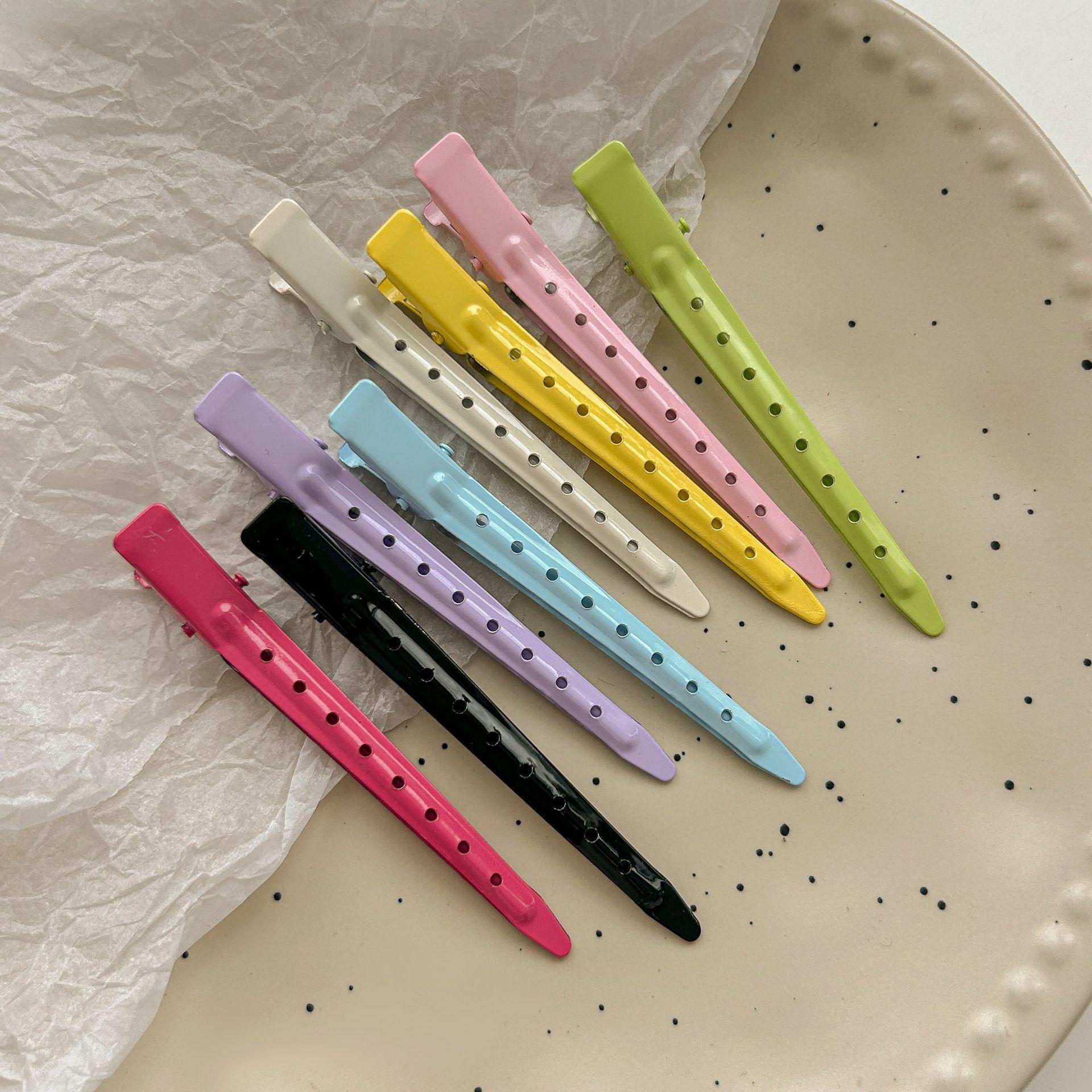 Seamless Duckbill Hair Clips for Women - Alloy Styling & Positioning Clips for Bangs, Broken Hair & Forehead