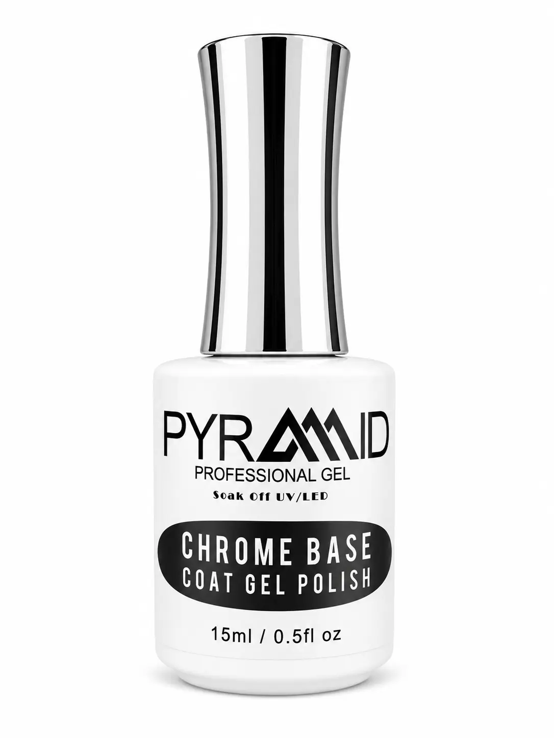 Tori + Mika Pyramid Professional 0.5oz Gel Soak Off UV/LED Gel Top Base Coat Nail Polish Manicure Lacquer Matte Velvet Dip Liquid Rubber Chrome Base Top Home Salon Professional Nail Art DIY