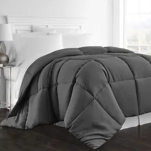 Beckham Hotel Collection 1300 Series Goose Down Comforter, King/Cal King, Gray Beckham Hotel Collection 1300 Series Goose Down Comforter, King/Cal King, Gray