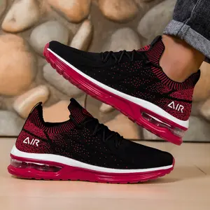 Mens Air Cushion Running Shoes Fashion Casual Walking Tennis Sneakers Non Slip Breathable Trail Sport Gym Comfortable Fit Ideal for Daily Wear & Tennis