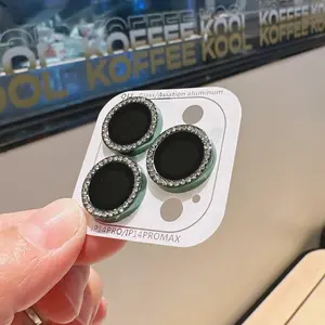 Applicable to Apple 17/16ProMax lens film iPhone15 camera ring 14/13 high definition transparent metal tape drill color film Smartphone Camera Accessories