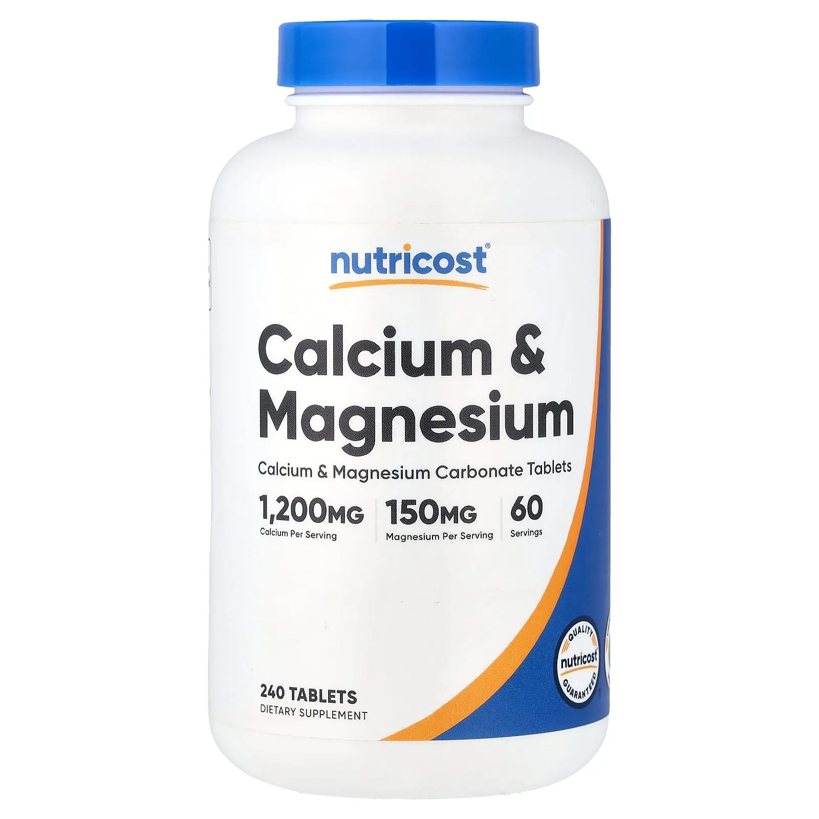Nutricost Calcium & Magnesium, 240 Tablets