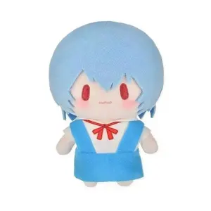 15cm Neon Genesis Evangelion Small Size Plush Doll Anime, Unisex Toy Featuring Ikari Shinji, Nagisa Kaworu, Asuka, Ayanami, Kawaii Cartoon Stuffed Character Gift for Fans