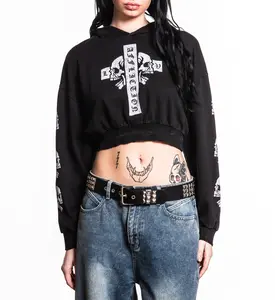 Affliction Men's Pullover Hoodie Free Mind Crop