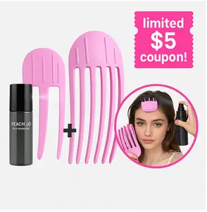 Volumizing Hair Tool Set for Women – Root Lifter Clip + Texturizing Spray | Fluffy Hair Styling Kit for Instant Lift, Fuller Look & No-Crease Volume | 2PC High Crown Hairstyle Tools, Mother’s Day Gift