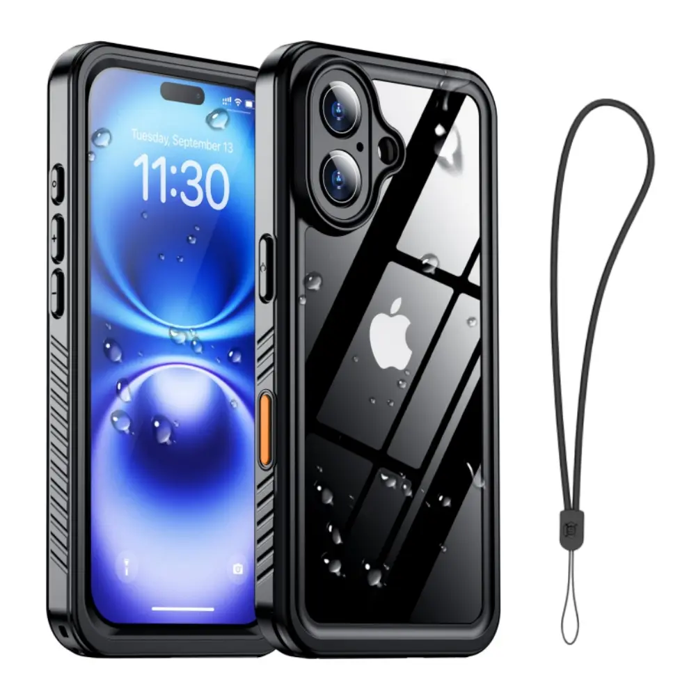 Shellbox professional waterproof case suitable for iPhone 16 ProMax 17 Air 15 14Pro phone case 360 degree all inclusive anti drop