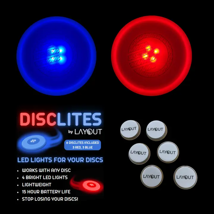 DiscLites by Layout: LED Discgolf Lights