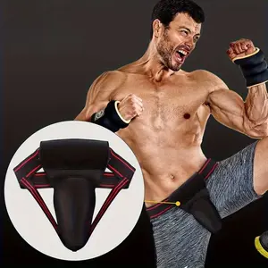 Men's Boxing Groin Guard, Breathable Mesh Fabric, Martial Arts Training Equipment, Taekwondo Kickboxing Protection, Sports Gear