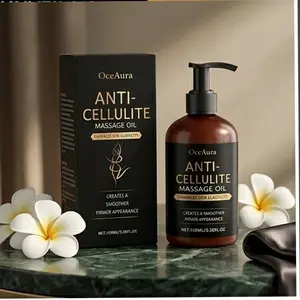 Reduce Cellulite with OceAura Advanced Firming Massage Oil 100ml | Caffeine & Centella Formula for Smoother, Firmer Body Skin | Target Hips, Thighs, Stomach