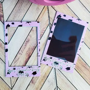 Graduation Polaroid Stickers/ Polaroid Film Stickers/ Polaroid Film Border/ Graduation Party Favor/ Mini Polaroid/ High School Grad/Graduate