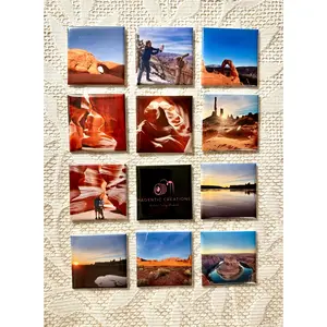 12 Personalized Photo Magnets