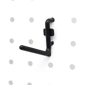 1.5 inch Pegboard Hooks Kit L Style for Peg Board Assortment Tool Organizer Peg Hooks Accessories Hardware Essentials