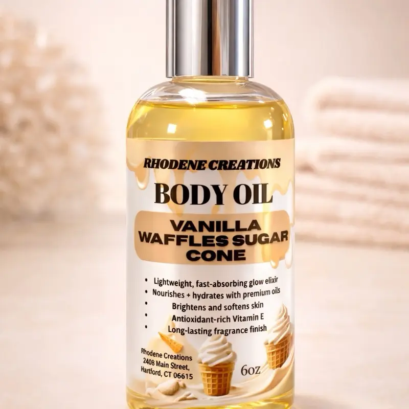 Vanilla waffles cone body oil Vanilla waffles cone body oil