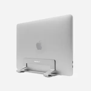 Vertical Laptop Stand for Desk - Aluminum Space-Saving for MacBook