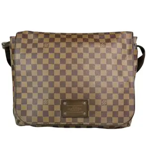 Pre-owned Louis Vuitton Leather Crossbody Bags Brooklyn Damier Ebene Messenger Crossbody Bag