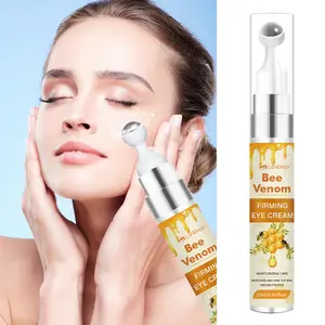 Collagen Roller Eye Cream Vitamin C Infused Hydrating Anti Aging Eye Care Nourishing Moisturizing Dark Circles Puffiness Reduction